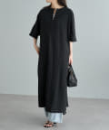 NICE CLAUP / OLIVE des OLIVE OUTLET(ナイスクラップ  / オリーブ デ オリーブ アウトレット) 【PUAL CE CIN】レーヨンナイロンワンピース