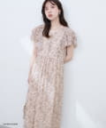 日比谷花壇コラボ♡フリル袖ハートネックワンピースMサイズ♡新品♡タグ付き natural couture ワンピース 「日比谷花壇コラボ」フリル袖