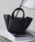LOUNGEDRESS(ラウンジドレス) 【SINBONO/シンボノ】Ruched Hobo Handle Crossbody Bag BK