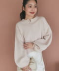 La boutique BonBon(ラブティックボンボン) 【名品アップデート・最強愛され】ヘアリーウール前後２WAYカーディガン