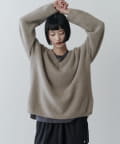 Lui's(ルイス) ウールライトVネックニット