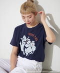 BIRTHDAY BAR(バースデイバー) 【GHOSTBUSTERS ゴーストバスターズ】コットンTシャツ　ネイビー