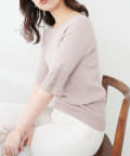 NICE CLAUP / OLIVE des OLIVE OUTLET(ナイスクラップ  / オリーブ デ オリーブ アウトレット) 【natural couture】袖口フラワー刺繍リブKT