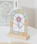 salut!(サリュ) アクリルアーチフォトフレーム／Flower Art Glass