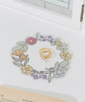 salut!(サリュ) アクリルフラワーコースター／Flower Art Glass
