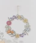 salut!(サリュ) アクリルフラワーリース／Flower Art Glass