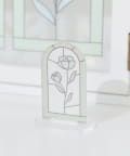 salut!(サリュ) アクリルスタンドクリップ／Flower Art Glass