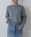 Lui's(ルイス) ウォッシャブルコンパクトクルーニット