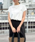 FREDY & GLOSTER(フレディ アンド グロスター) 【GEVACO/ゲバコ】クルーネックフレンチスリーブTシャツ