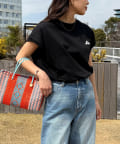 FREDY & GLOSTER(フレディ アンド グロスター) 【GEVACO/ゲバコ】クルーネックフレンチスリーブTシャツ