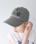 w closet(ダブルクローゼット) starロゴキャップ