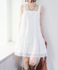 w closet(ダブルクローゼット) vintageレースミニワンピース
