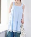 w closet(ダブルクローゼット) vintageレースミニワンピース