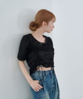 Kastane ポコポコレースフラワートップス 新色追加】ポコポコレースフラワートップス（Tシャツ/カットソー
