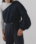OUTLET(アウトレット) 【Pasterip】One shoulder denim top