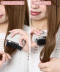 3COINS(スリーコインズ) コンパクトヒートヘアコーム／and us