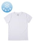 3COINS(スリーコインズ) トリコウェア接触冷感インナーTシャツ：L／MENS