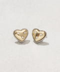 3COINS(スリーコインズ) ダブルカラーハートピアス
