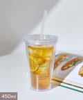 salut!(サリュ) ダブルウォールクリアタンブラー：450ml