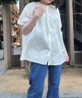 LOCUST(ローカスト) パッチワークドルマンブラウス