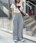 w closet(ダブルクローゼット) 【Your project Item♡】裾フリルスウェットパンツ