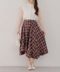 NICE CLAUP / OLIVE des OLIVE OUTLET(ナイスクラップ  / オリーブ デ オリーブ アウトレット) 2025AW【RMAF】イレヘムチェックスカート