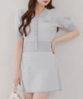 NICE CLAUP / OLIVE des OLIVE OUTLET(ナイスクラップ  / オリーブ デ オリーブ アウトレット) 【2セットitem】【RMAF】ツイードポロset up