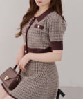 NICE CLAUP / OLIVE des OLIVE OUTLET(ナイスクラップ  / オリーブ デ オリーブ アウトレット) 【2セットitem】【RMAF】ツイードポロset up