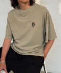 CIAOPANIC(チャオパニック) ボーダーアソート オーバーダイピグメントTシャツ