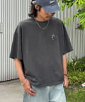 CIAOPANIC(チャオパニック) ボーダーアソート オーバーダイピグメントTシャツ