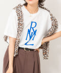 NOLLEY'S(ノーリーズ) RML フロッキープリントTシャツ