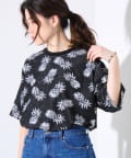 FREDY & GLOSTER(フレディ アンド グロスター) 【セットアップ対応】フレブルパイルTシャツ フレンチブルドッグ刺繍 ワンポイント