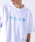 FREDY & GLOSTER(フレディ アンド グロスター) 表情連続プリント スマーフ フロントTシャツ➁