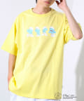 FREDY & GLOSTER(フレディ アンド グロスター) 表情連続プリント スマーフ フロントTシャツ➁