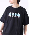 FREDY & GLOSTER(フレディ アンド グロスター) 表情連続プリント スマーフ フロントTシャツ➁