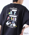 FREDY & GLOSTER(フレディ アンド グロスター) 「CUTE CHARACTERS」スマーフ コミック風 バックプリントTシャツ④