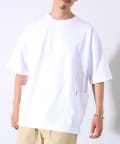 FREDY & GLOSTER(フレディ アンド グロスター) 【GLOSTER】バックステッチ サイドポケットTシャツ ビックシルエット