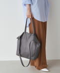 russet(ラシット) 7/17 12:00予約スタート［やわらかなレザーとくったりとしたフォルム］WEB限定 レザー2WAYトートバッグ