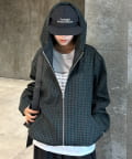 CIAOPANIC TYPY(チャオパニックティピー) 【UNISEX】チェックフルジップシャツジャケット
