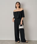 LOUNGEDRESS(ラウンジドレス) オフショルオールインワン