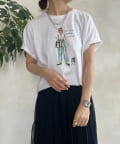 DOUDOU(ドゥドゥ) 【WEB限定】GirlイラストTEE