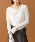 mystic(ミスティック) レースオフショルロンTシャツ