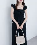 natural couture(ナチュラルクチュール) 【WEB限定】シャーリングキャミパンツセット