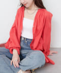 natural couture(ナチュラルクチュール) インド綿ピンタックギャザーブラウス