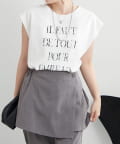 NICE CLAUP / OLIVE des OLIVE OUTLET(ナイスクラップ  / オリーブ デ オリーブ アウトレット) 【RMAF】フレンチプリントTシャツ