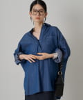 LOUNGEDRESS(ラウンジドレス) シアーデニムスキッパーシャツ