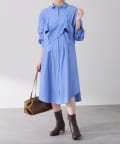 COLLAGE GALLARDAGALANTE(コラージュ ガリャルダガランテ) 【ロングシーズン着れる】キャミSETシャツワンピース