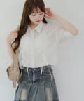 NICE CLAUP / OLIVE des OLIVE OUTLET(ナイスクラップ  / オリーブ デ オリーブ アウトレット) 【RMAF】アソートシアドロストブラウス