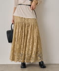 LOUNGEDRESS(ラウンジドレス) ヴィンテージライクレーススカート