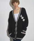 Whim Gazette(ウィム ガゼット) ＜8/22インスタLIVEご紹介アイテム＞【GEMINI】ワッペンツキニットカーディガン